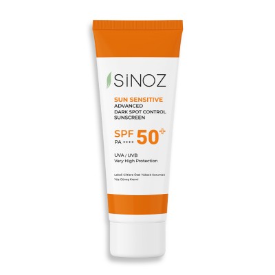 Sinoz SPF 50+ Yüz Güneş Kremi- Tüm Cilt Tipleri için Yüksek Koruma